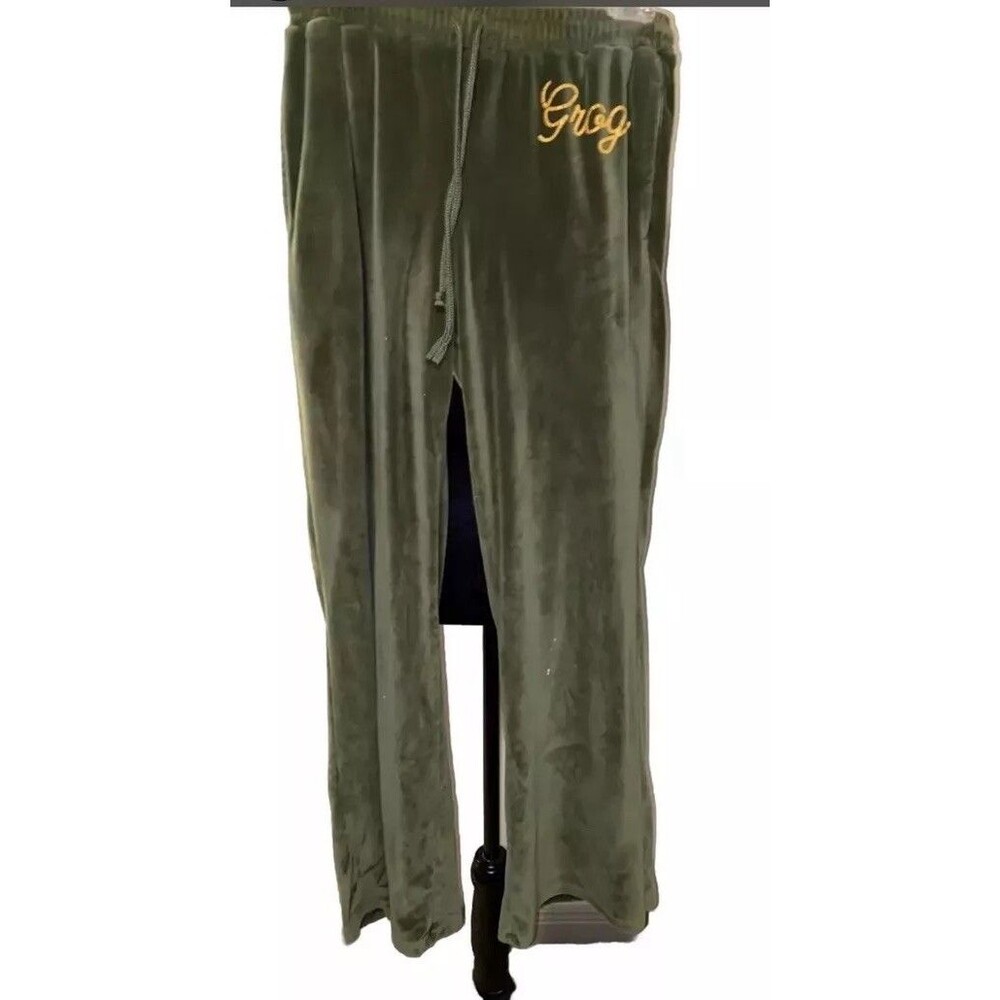 Star Wars Grogu Unisex Medium Faded Green Sweat Lounge Pajama Pants